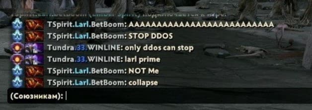 33 também deu seus 2 centavos na discussão do DDoS contra o Team Spirit.
