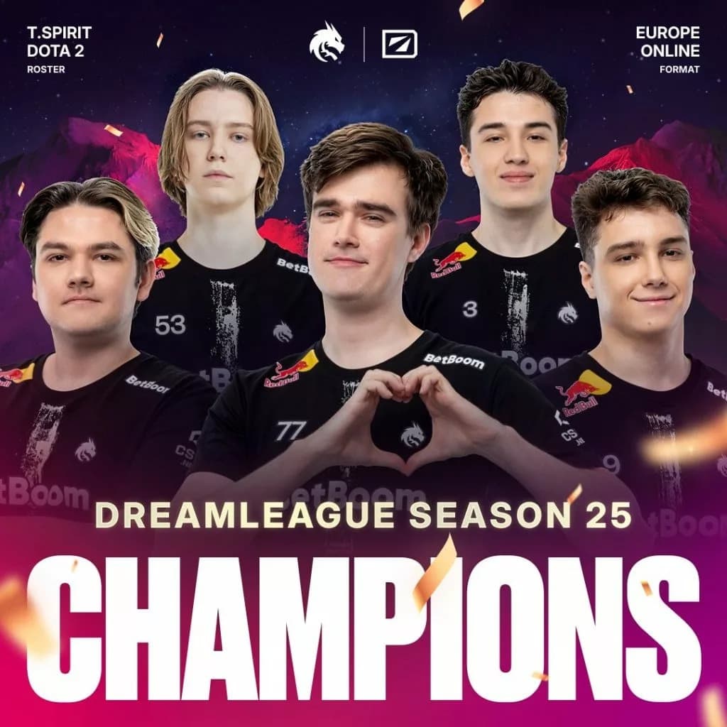 O Team Spirit parece ser a equipe no topo do cenário profissional depois da EWC 2025.
