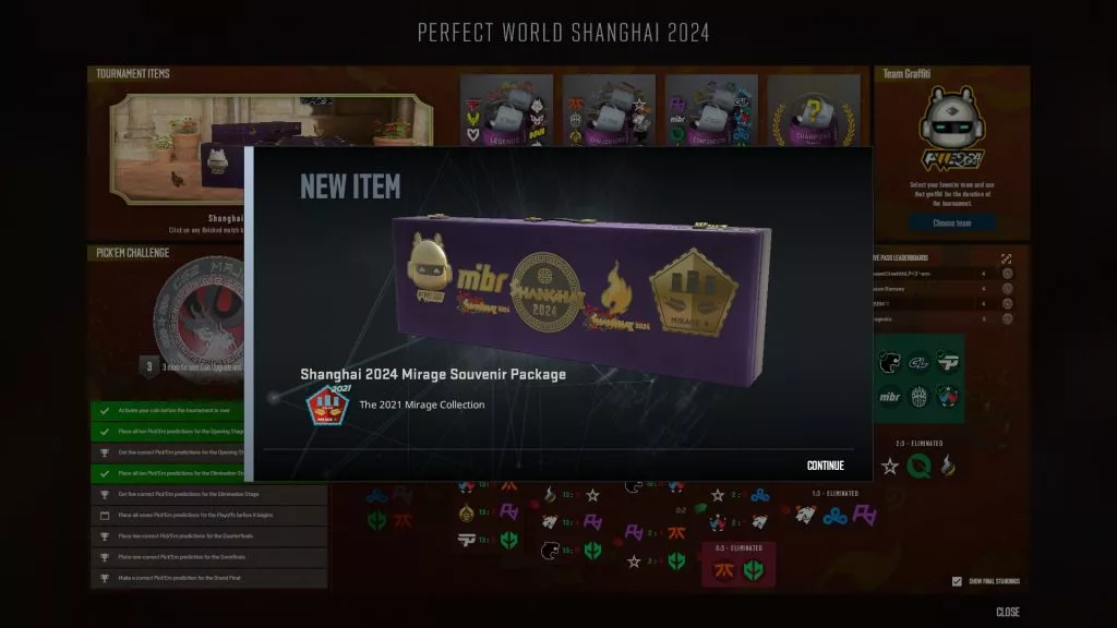 Shanghai Major Souvenir package