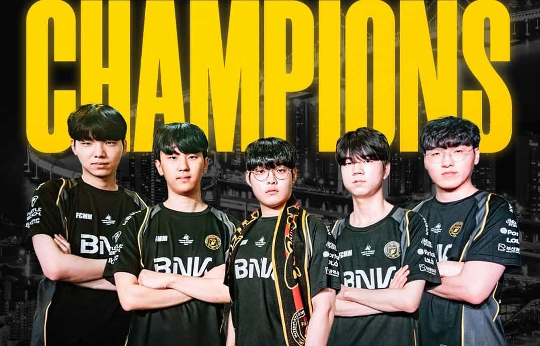 BNK FearX Claims Victory in Inaugural League of Legends Asia Invitational
