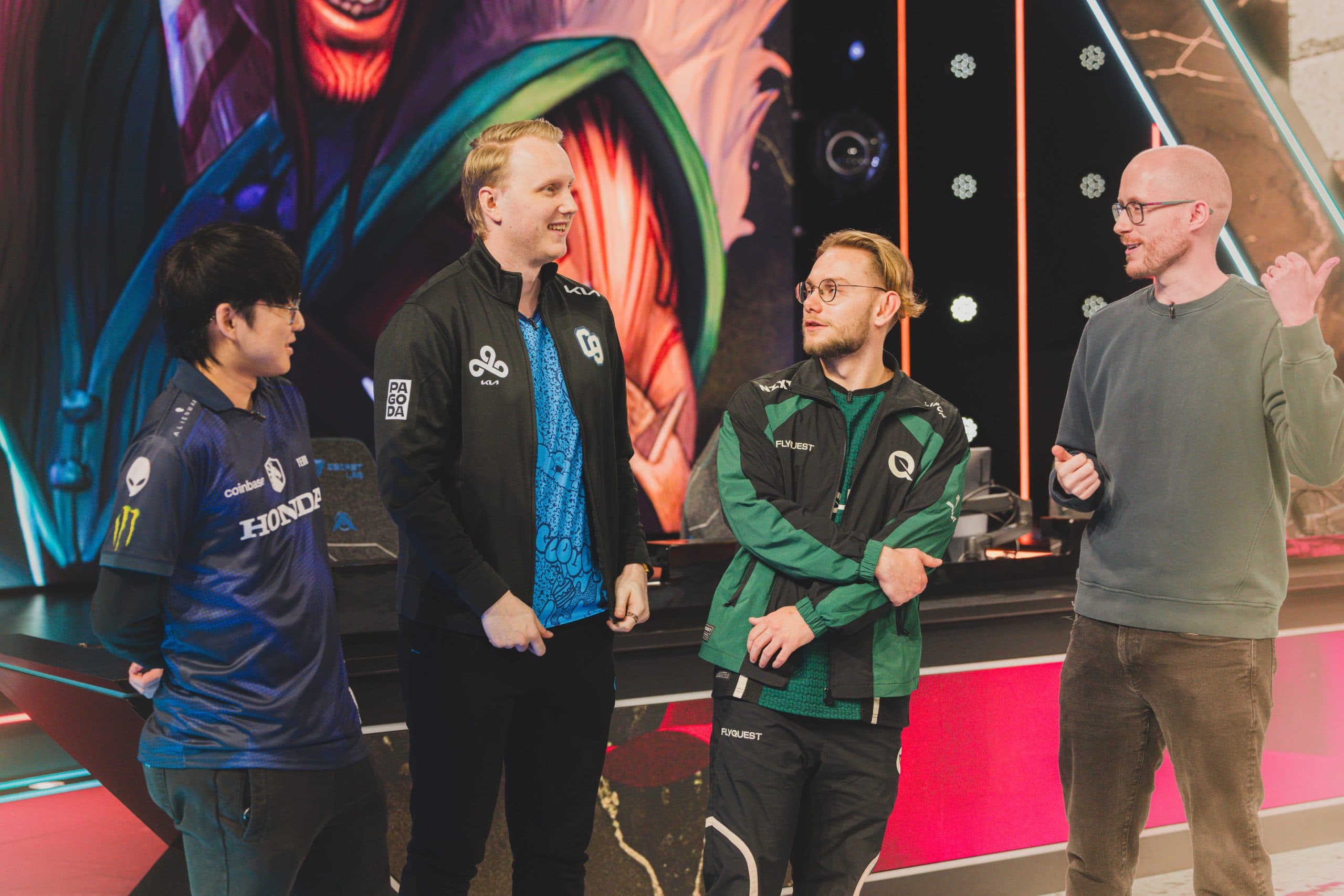 cloud9, team liquid e flyquest são as melhores equipes no lta north