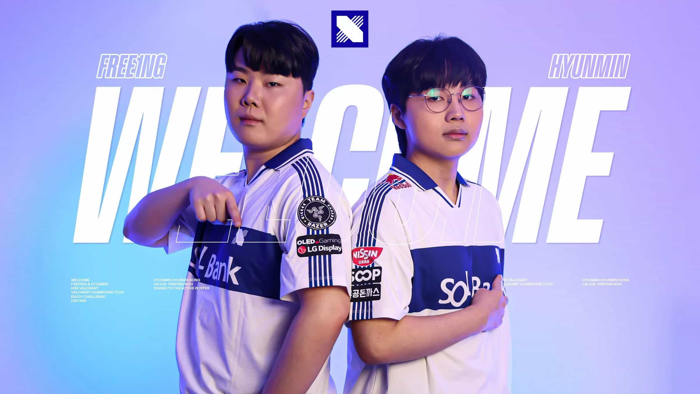 DRX Signs freeing and HYUNMIN for 2025 Roster
