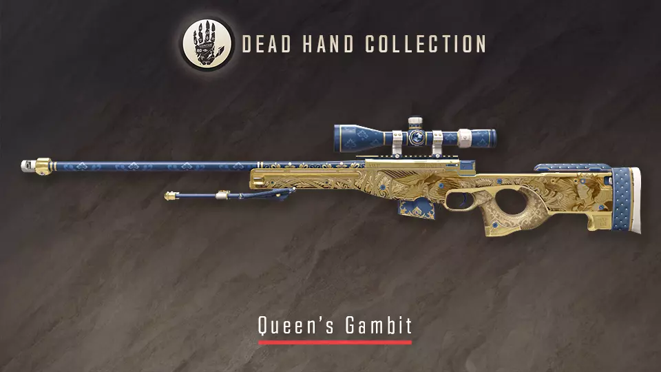 New Dead Hand Collection Red AWP | Queen's Gambit