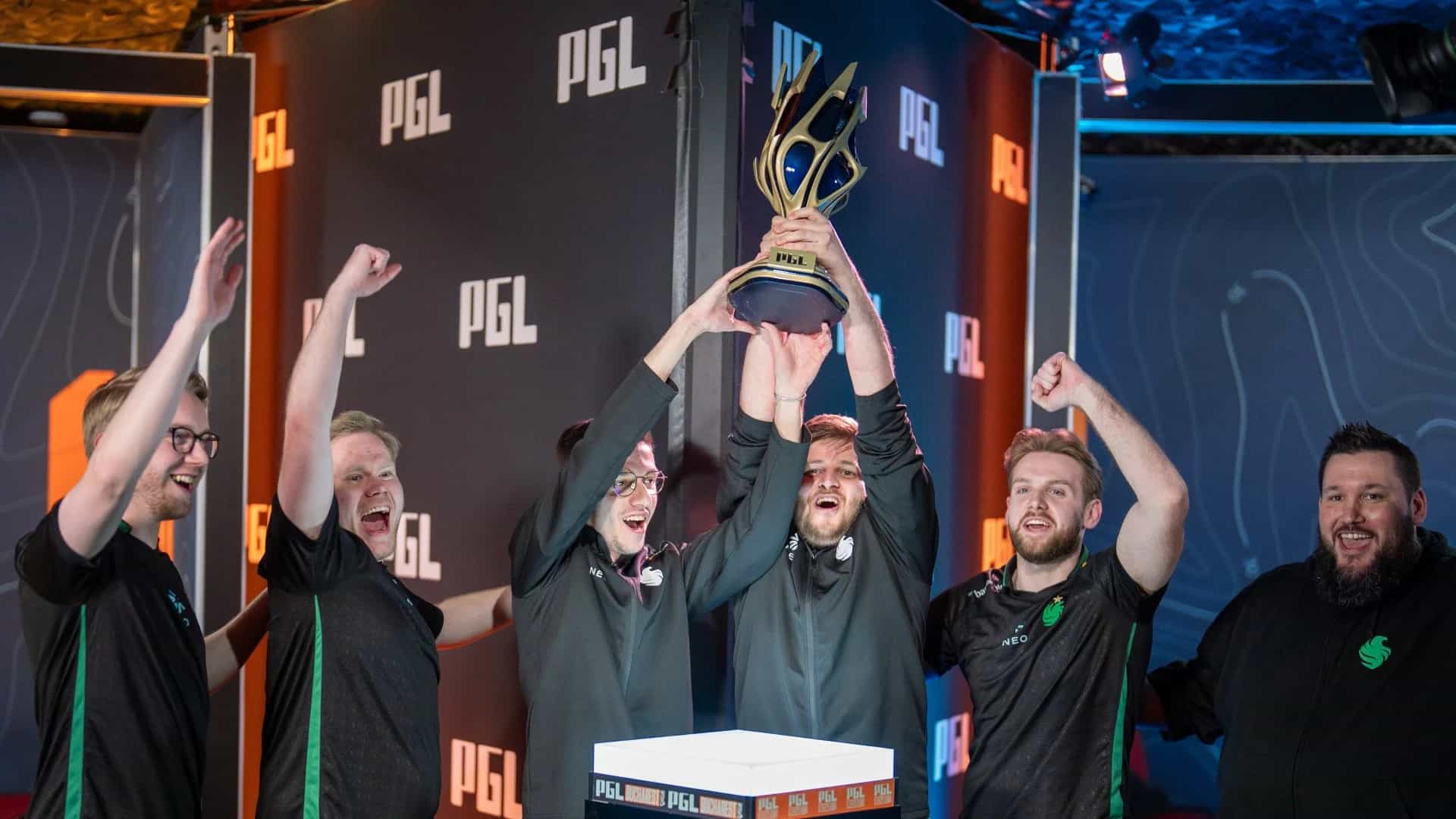 Team Falcons Stun G2 Esports with Dominant Sweep to Win PGL Bucharest 2025