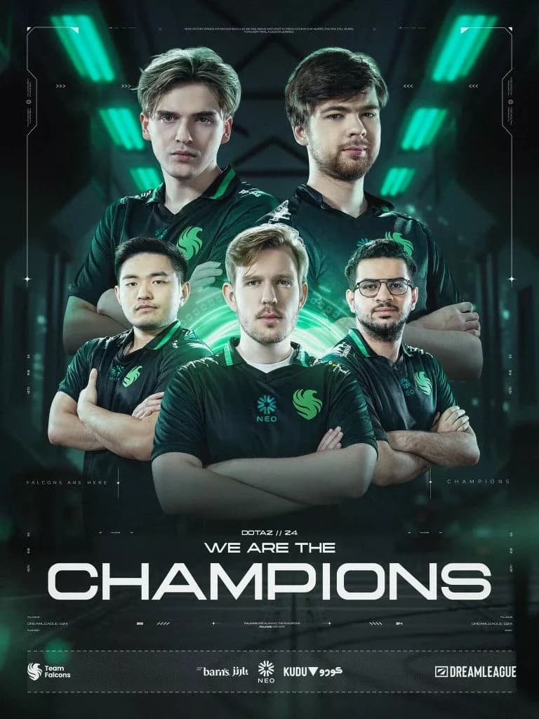 Team Falcons is the most successful Dota 2 Organization in 2024