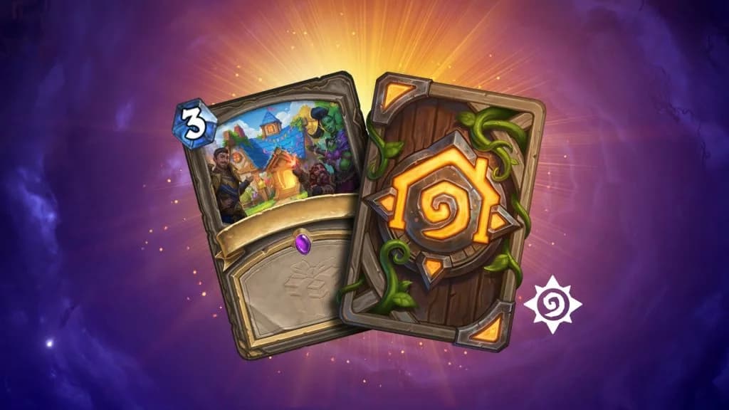 Hearthstone back card and exclusive playable card that can be earned after wow welcome home achievement