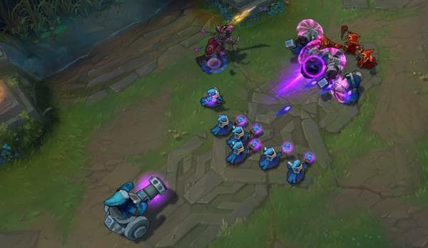 Baron-empowered minions Summoner's Rift