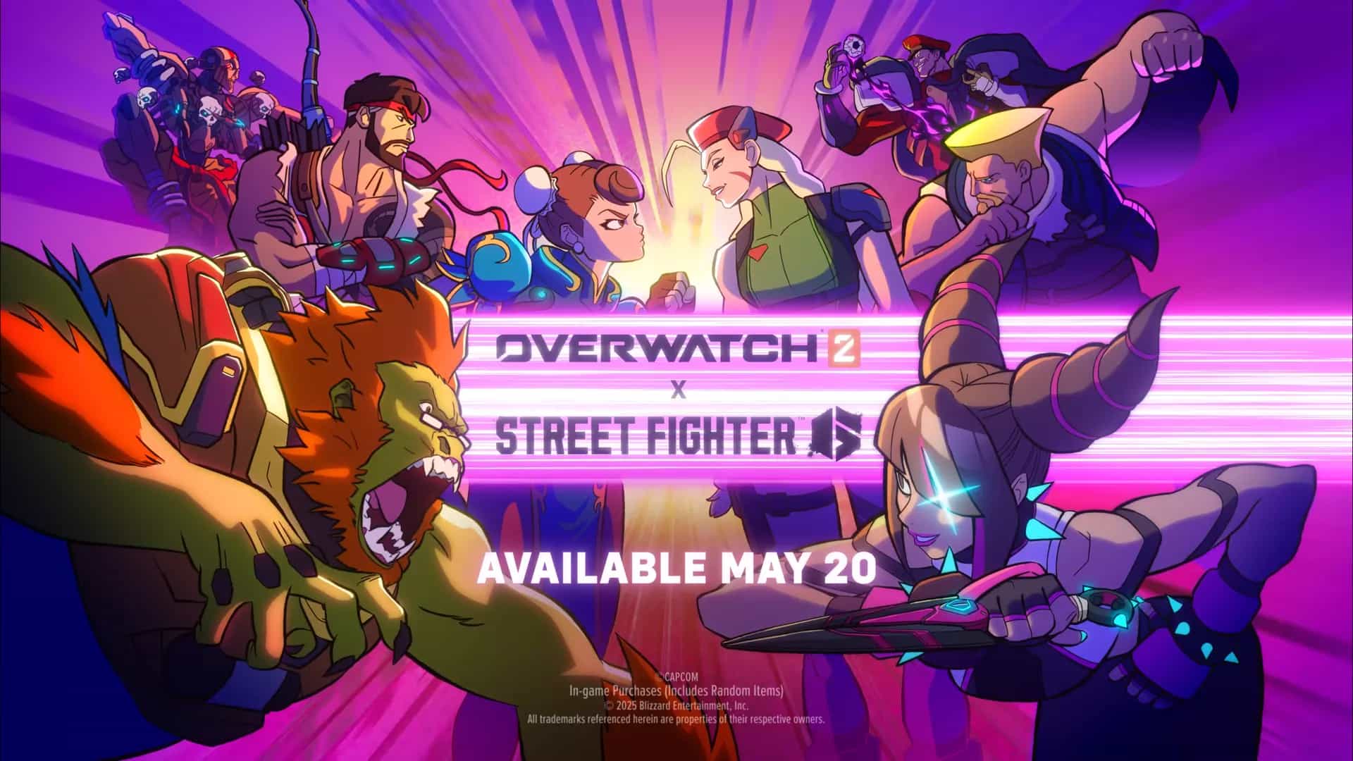 Overwatch 2 Meets Street Fighter 6 in Massive Crossover Event