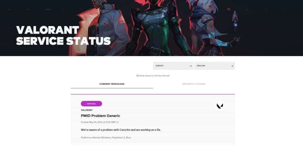 What Is the 'PMID Problem Generic' Error in VALORANT and How to Fix It