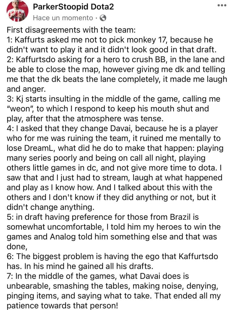 Parker Heroic Statement Dota 2