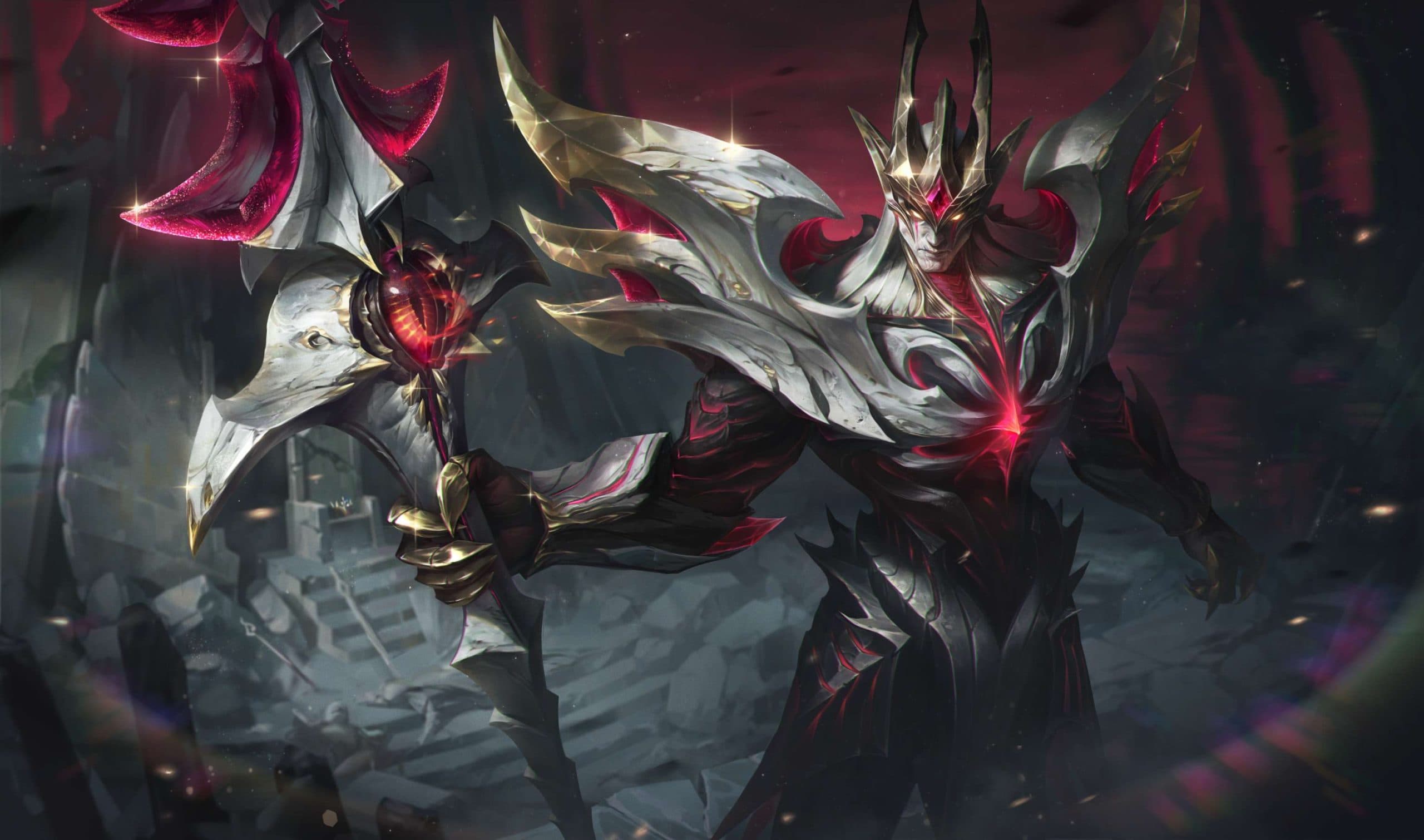 Prestige Visions of the Fallen Jarvan IV skin league of legends