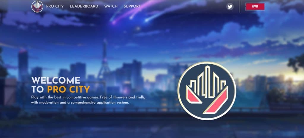 Pro City Web Page Landing Page
