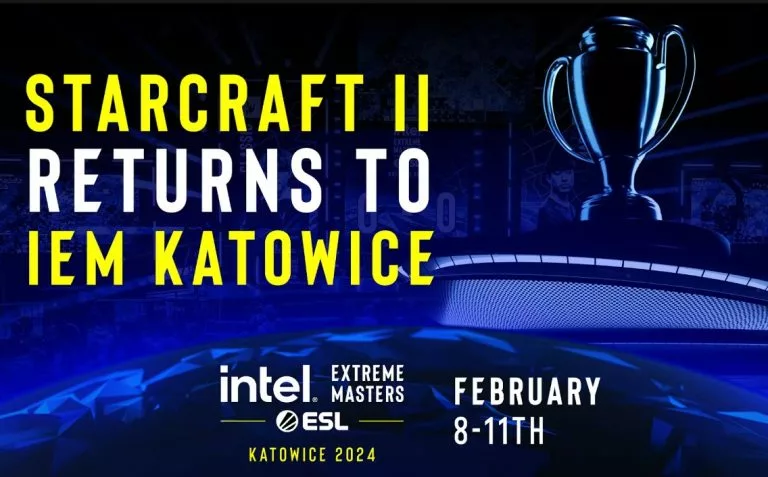 ESL official announcement of the IEM Katowice event for Starcraft II (credits: ESL)