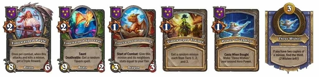 Timewarped Cards Examples