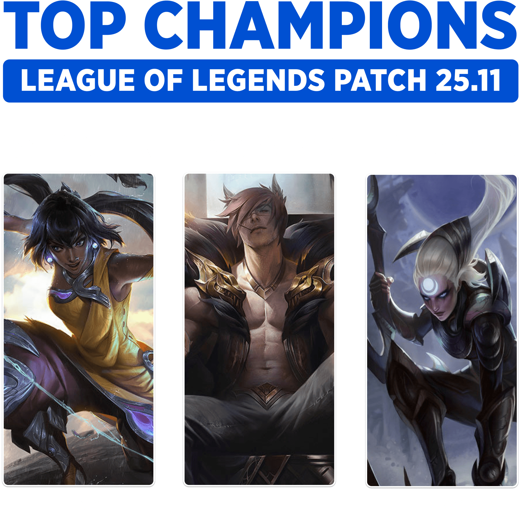 best champions to climb ranked in league of legends patch 25.11