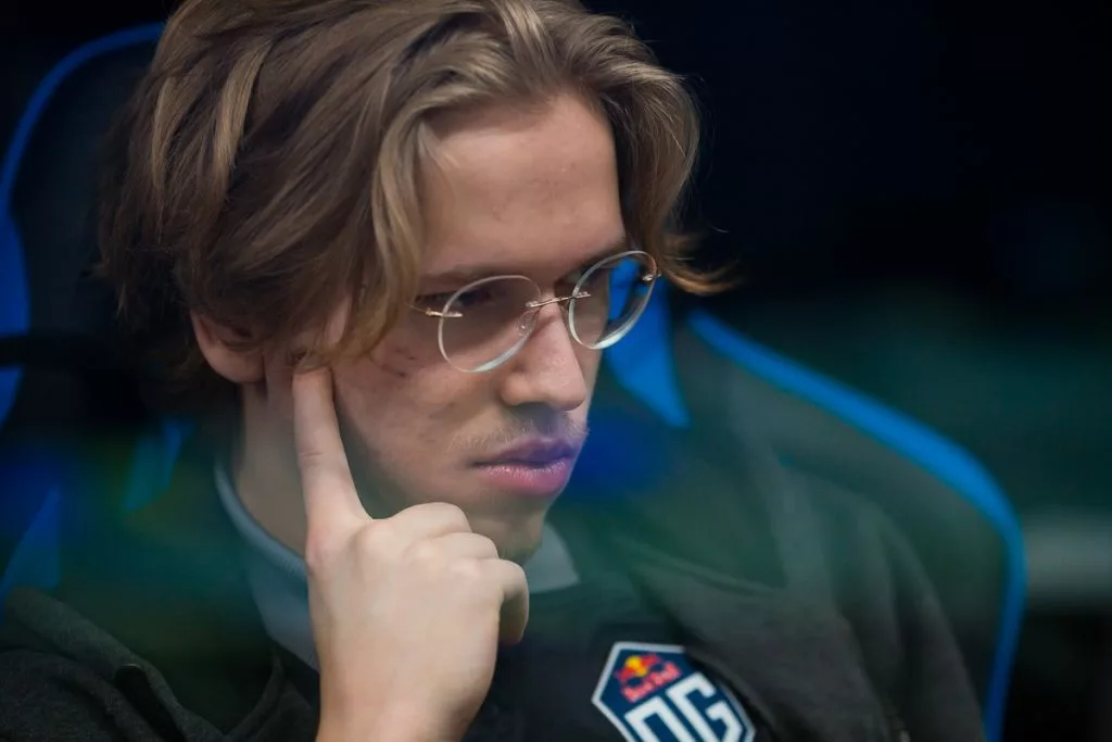 Topson with OG at TI9