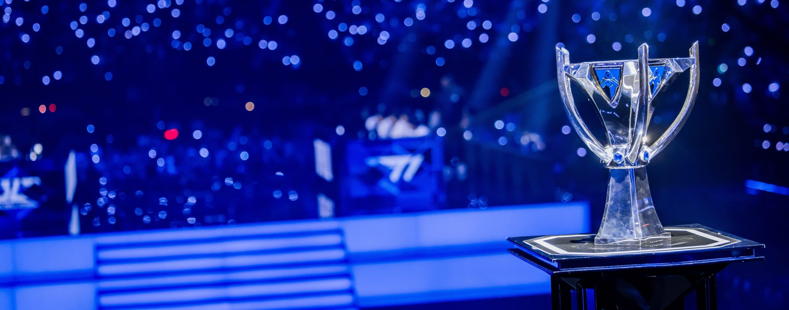 League of Legends Worlds trophy