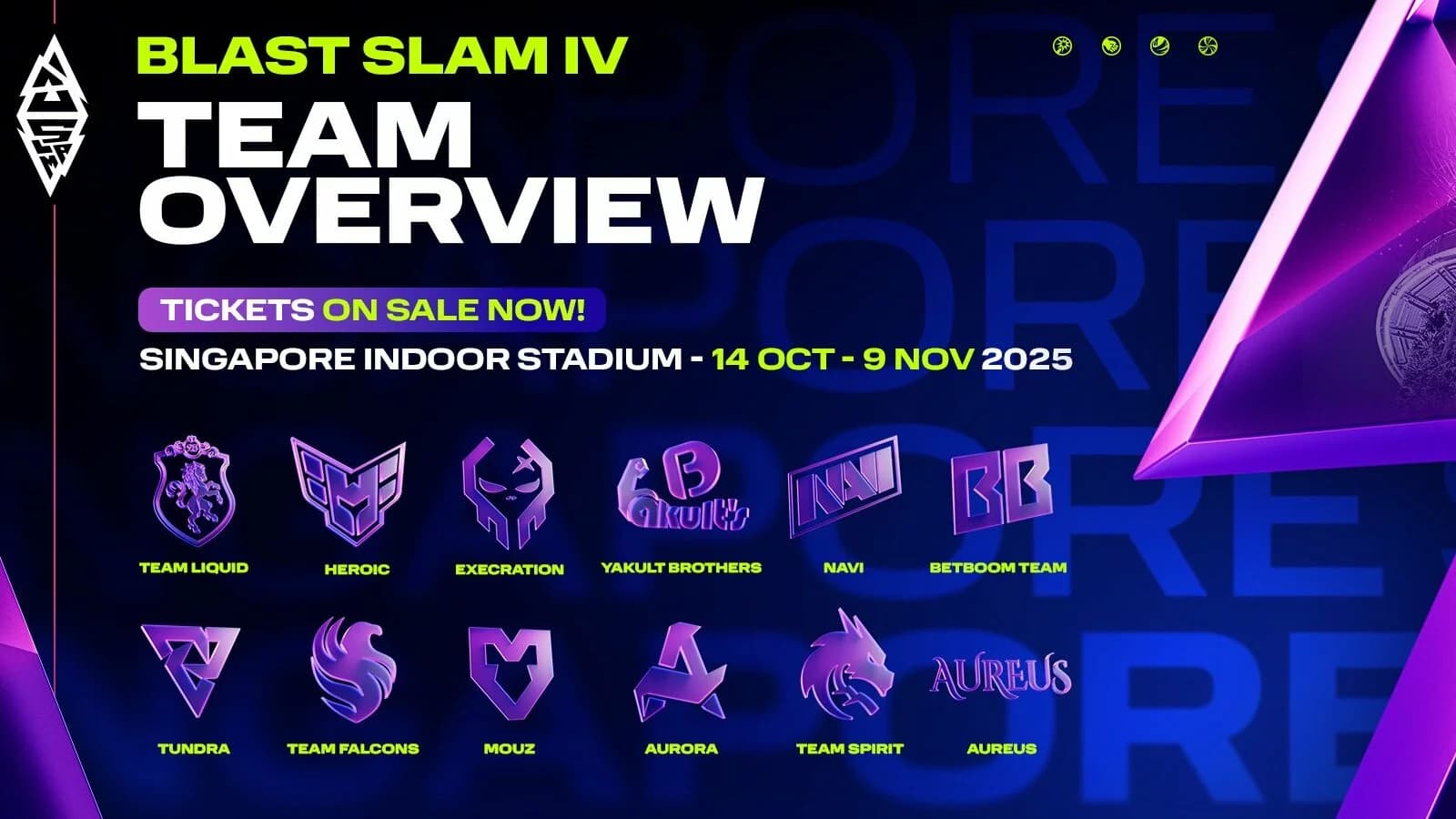 BLAST Slam IV: Format, Schedule, Fixtures and More