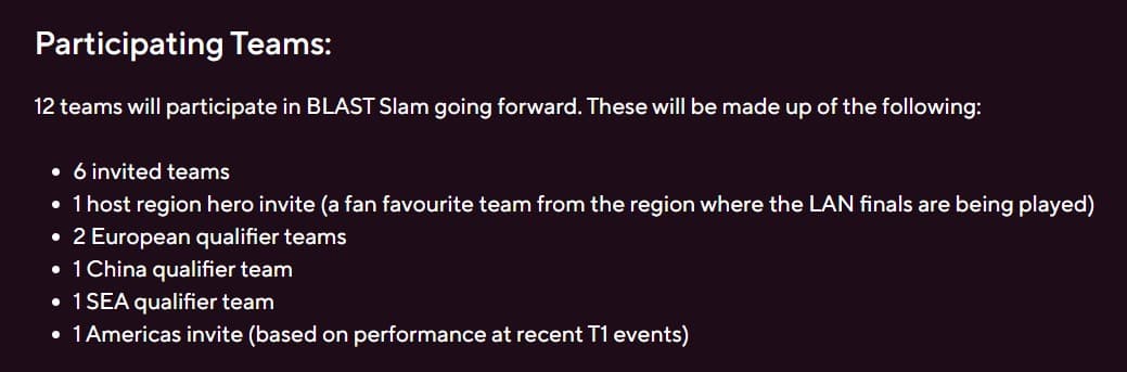 BLAST Slam will always have an American team now.