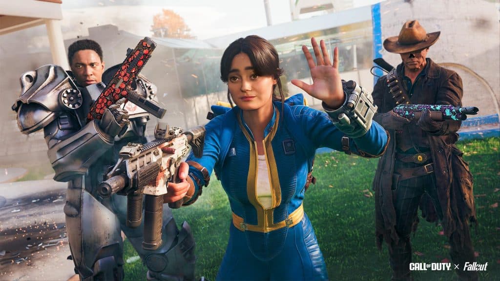 The Fallout Event Pass brings iconic characters from the hit TV series to Call of Duty, including Maximus, Lucy, and The Ghoul as playable operators across all game modes.