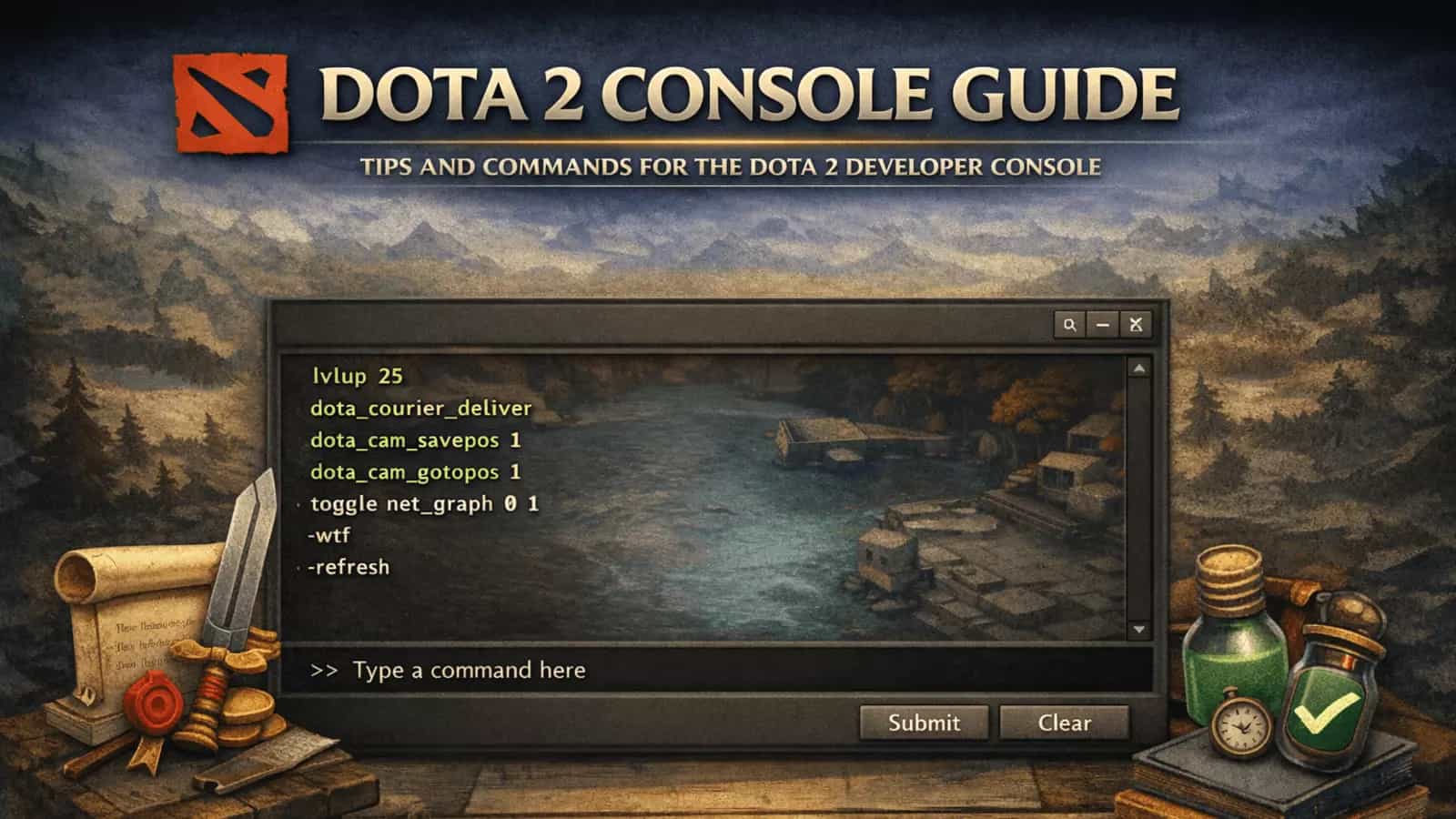 Dota 2 Console Commands: Launch Options, Cheats