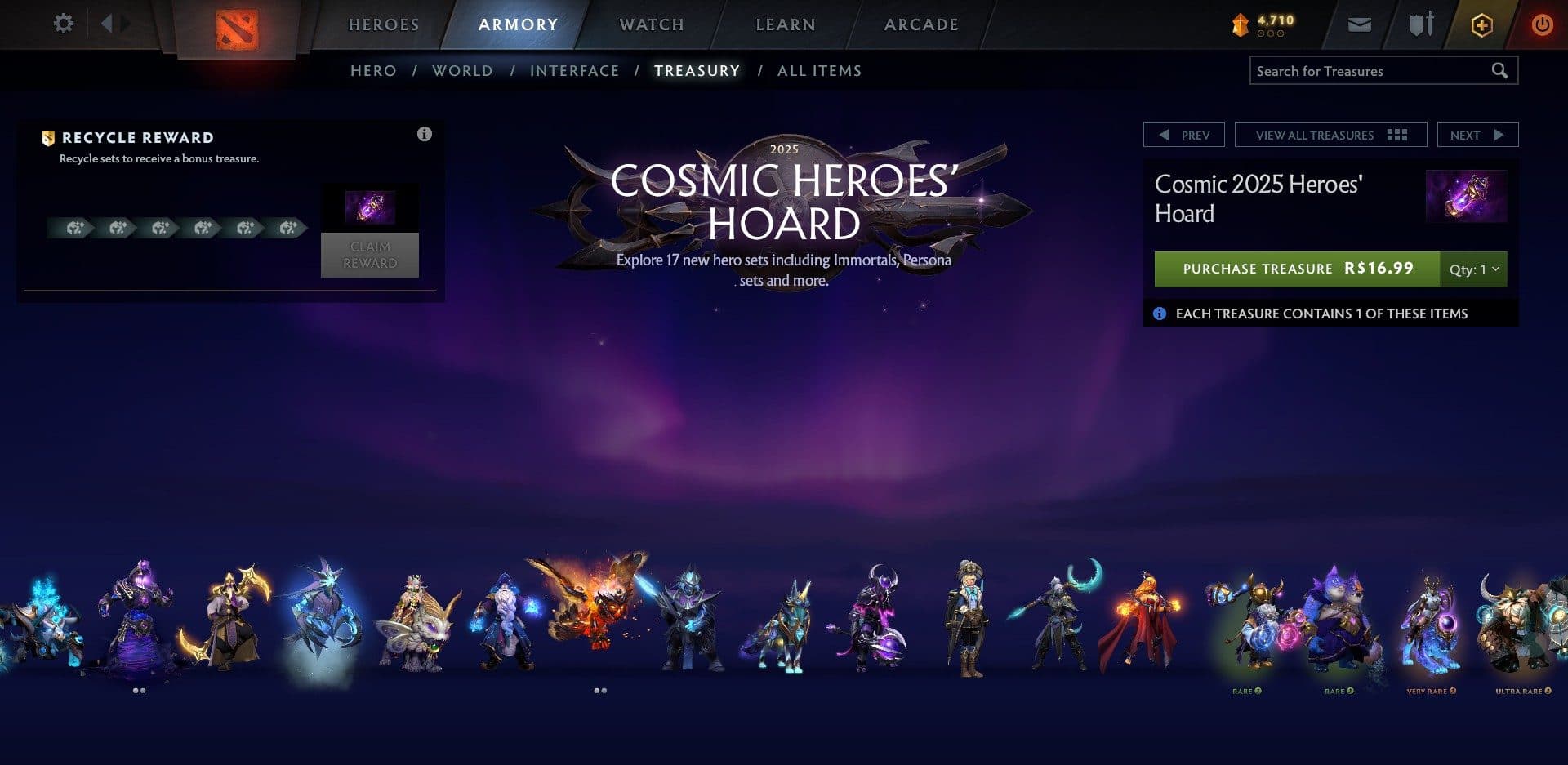 The Cosmic Heroe's Hoard is a pretty interesting treasure.