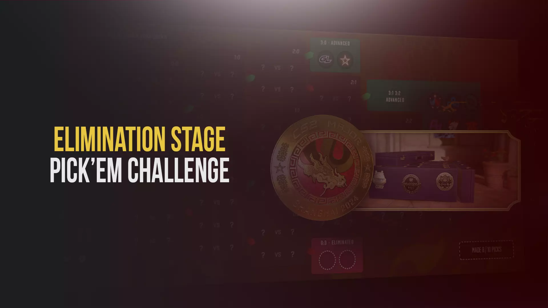 Perfect World Shanghai Major: Elimination Stage Pick'Em Guide