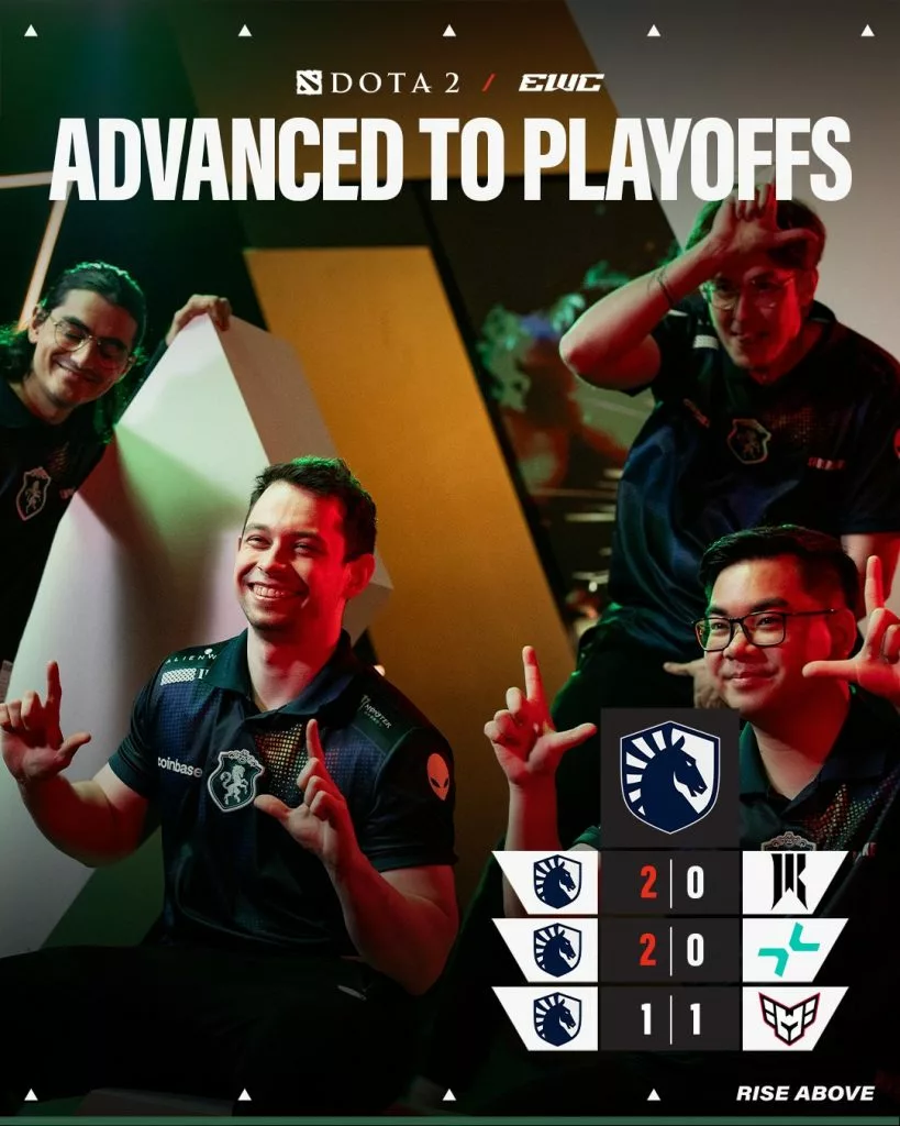 Team Liquid got straight to the playoffs on the EWC 2025 Dota 2 event.