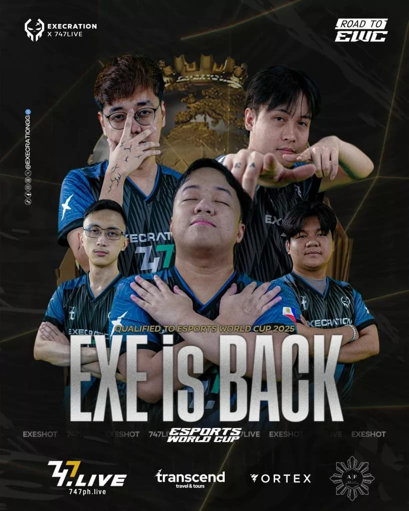 Execration is the Esports World Cup Qualifiers Champion for Southeast Asia.