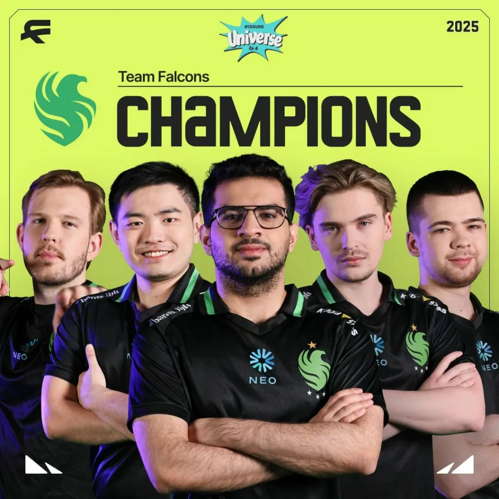 Team Falcons are the FISSURE Universe Episode 6 Champions!