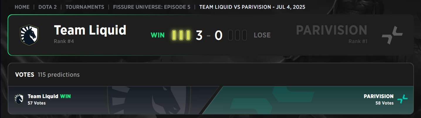 Team Liquid won the Grand Finals and gets the morale boost on the FISSURE Universe Episode 5.