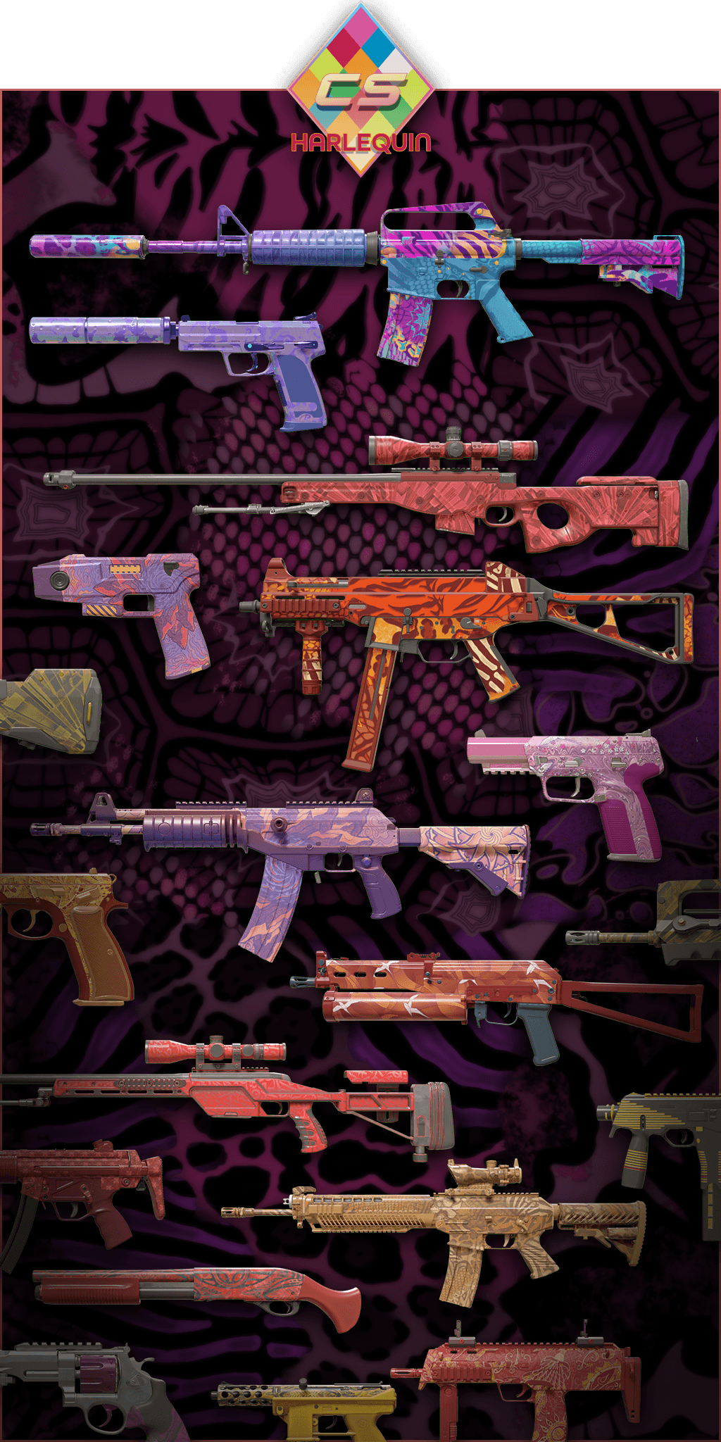 CS2 Premier Season 4 update: Harlequin Collection (credits: Valve)