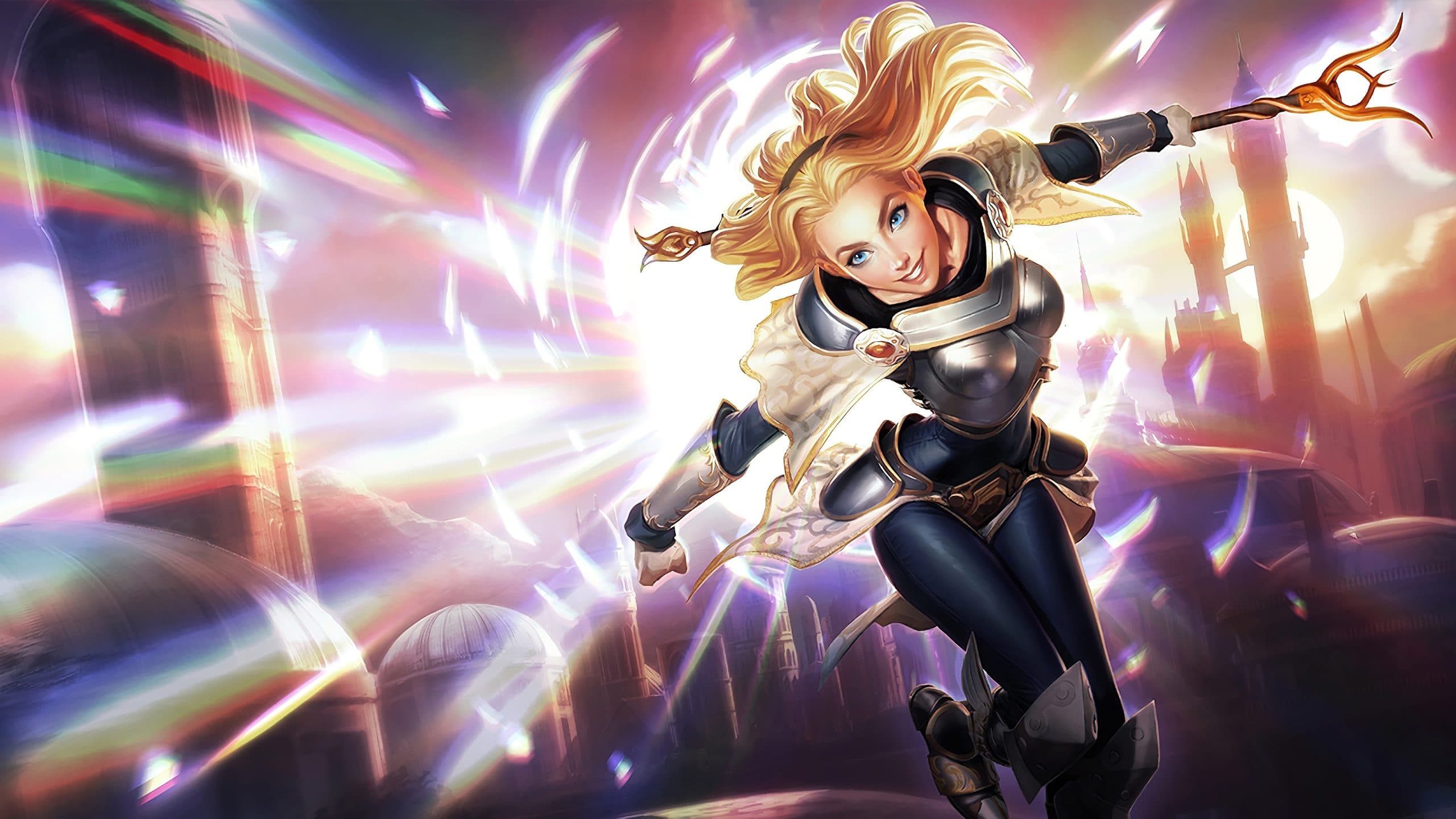 League of Legends Lux champion splash art