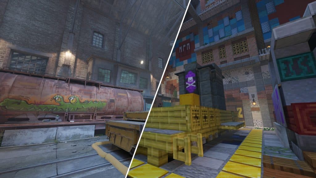 Minecraft Builder Recreates CS2's Train and Sees it Ported Back to Counter-Strike