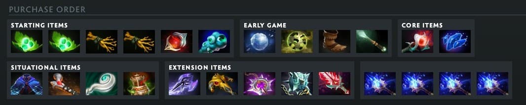 List of items to build Monkey King as a disabler.