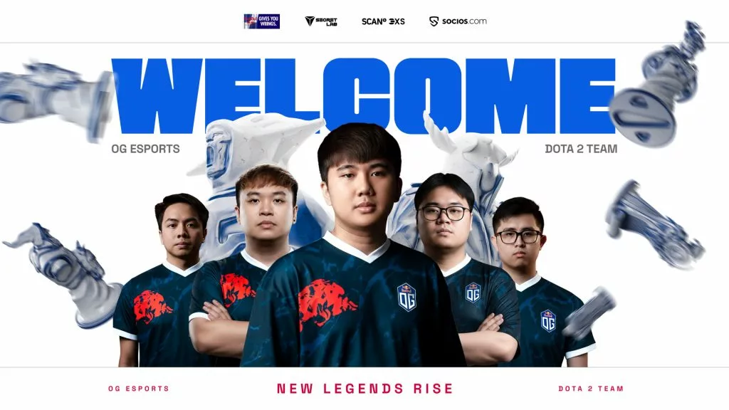 Official image promoting OG's new Southeast Asian roster.