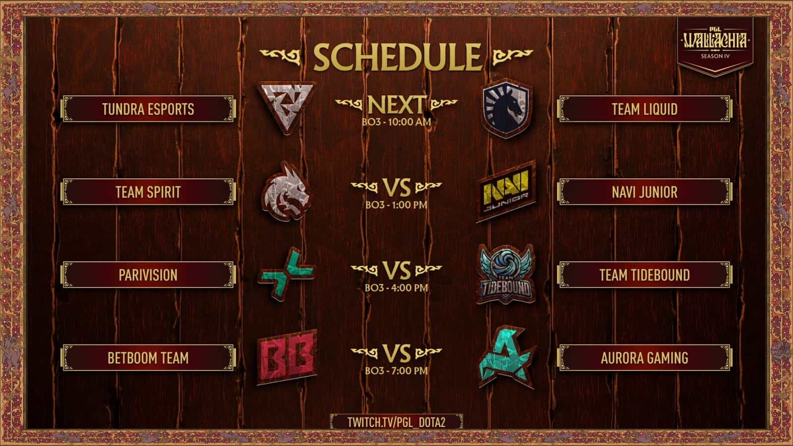 PGL Wallachia Season 4: Group Results and Playoffs Schedule