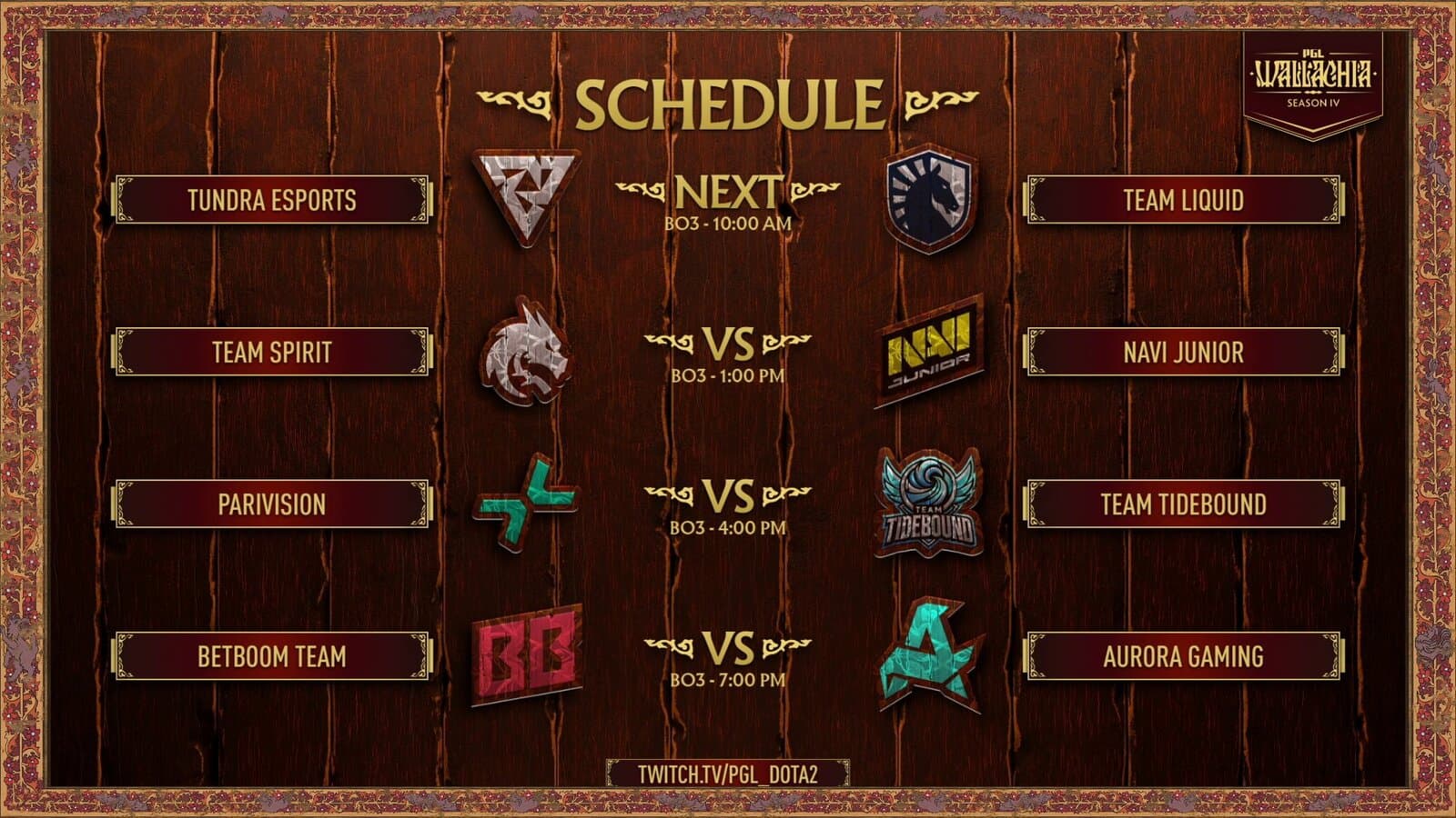 PGL Wallachia Season 4: Group Results and Playoffs Schedule