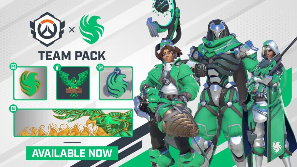 Overwatch 2 Launches New Team Skins and Legendary Radiant Angel Mercy Skin