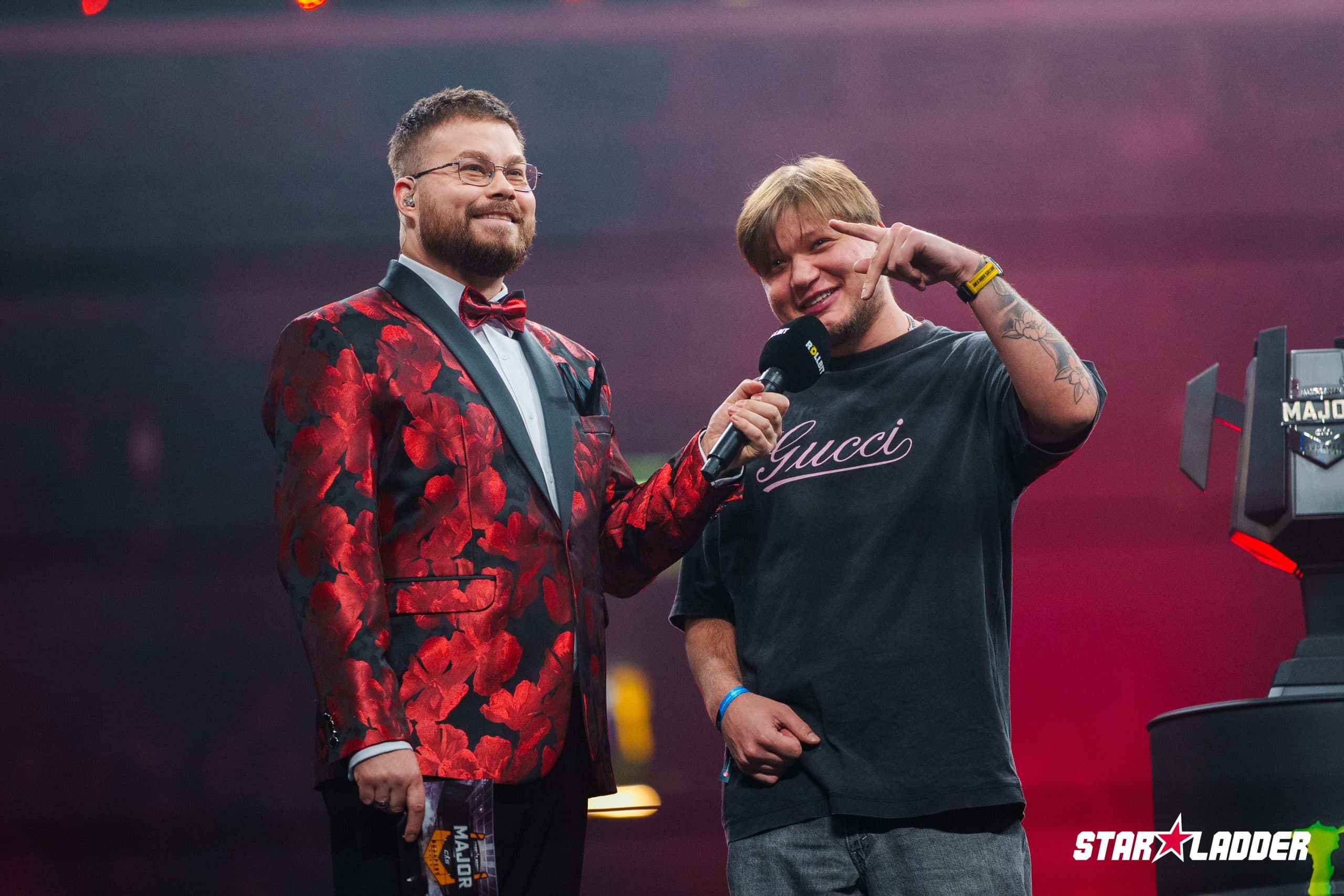 s1mple on stage at the StarLadder Budapest Major 2025