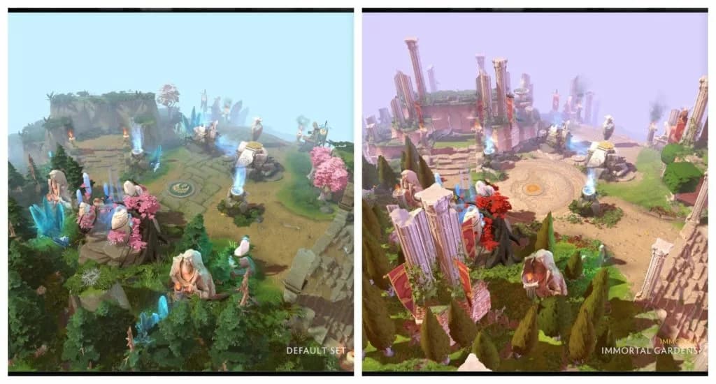 Terrain cosmetics are one of the easiest to notice right away.