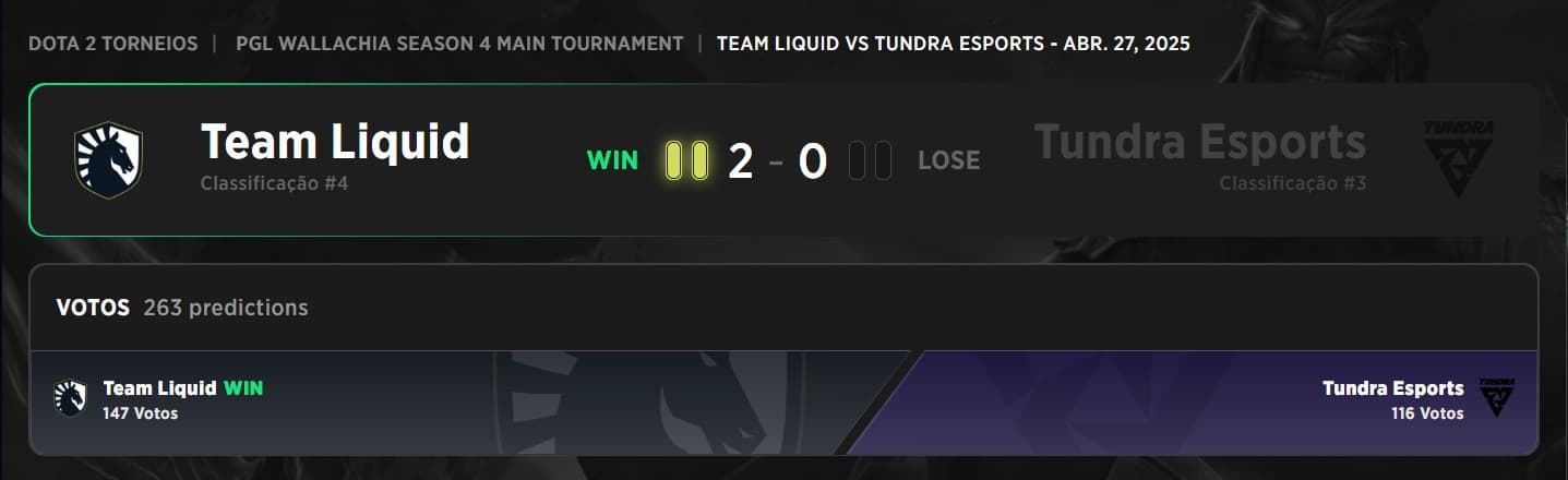 Team Liquid had an amazing match against Tundra Esports.
