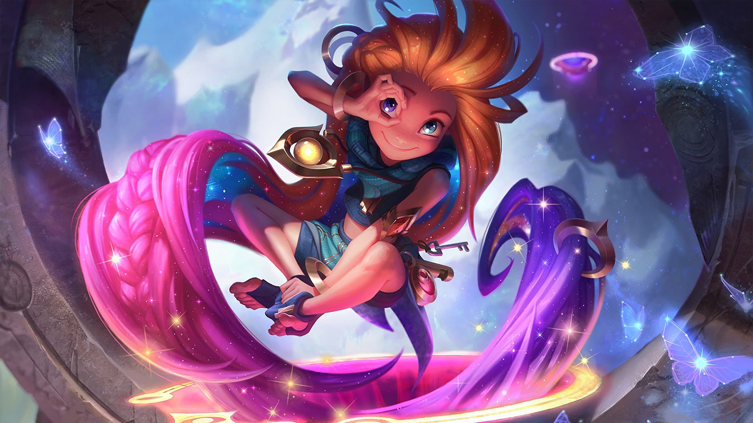 League of Legends Zoe champion splash art